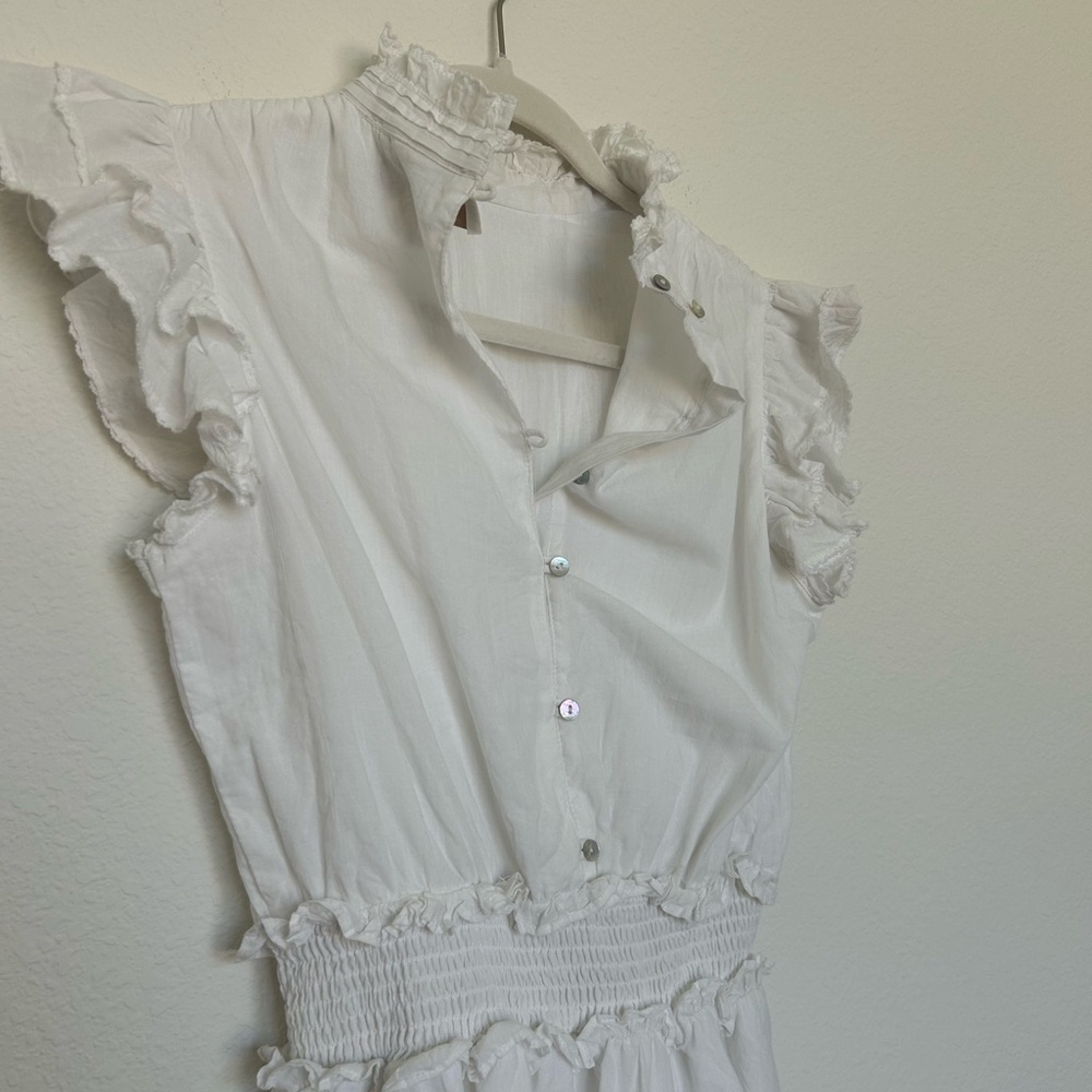 Cleobella Versailles Mini Dress in White - Picture 5 of 8